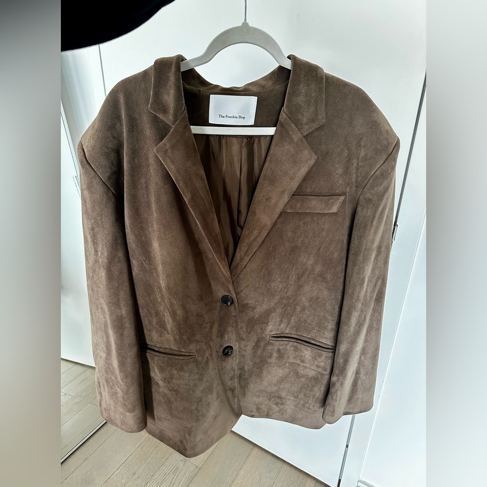 The Frankie Shop Brown Blazer Classic Suit Jacket. Worn once!